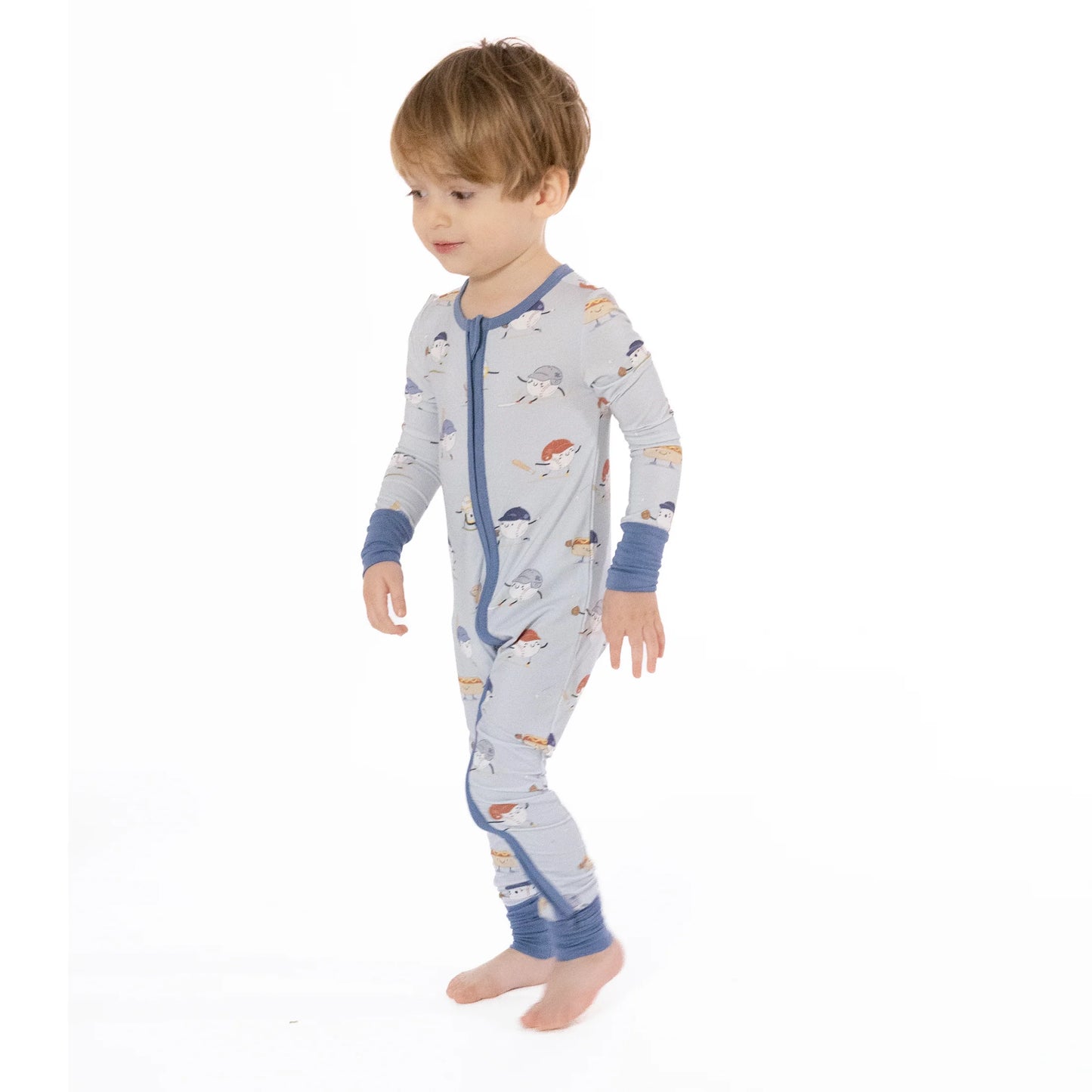 convertible romper - Baseballs playing baseball