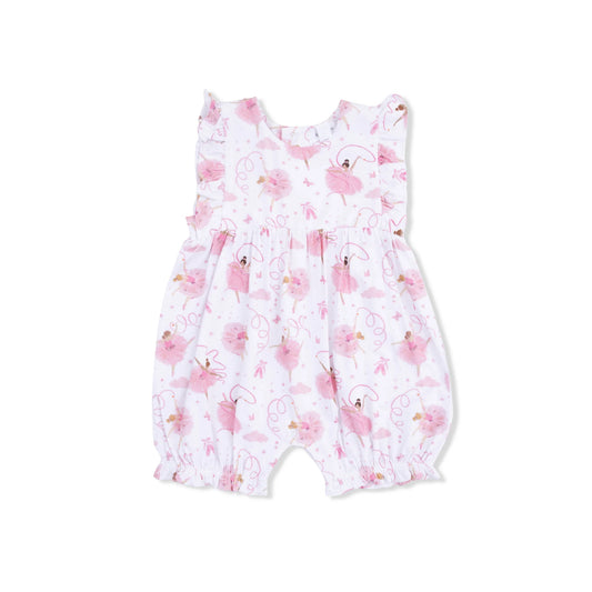 Ribbon Ballerina Ruffle Playsuit