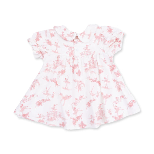Ballet Toile smocked dress set