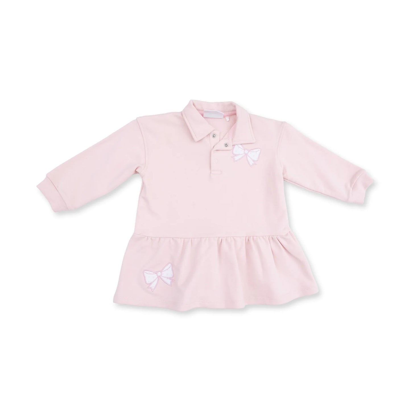 Veiled pink bows- polo dress and legging