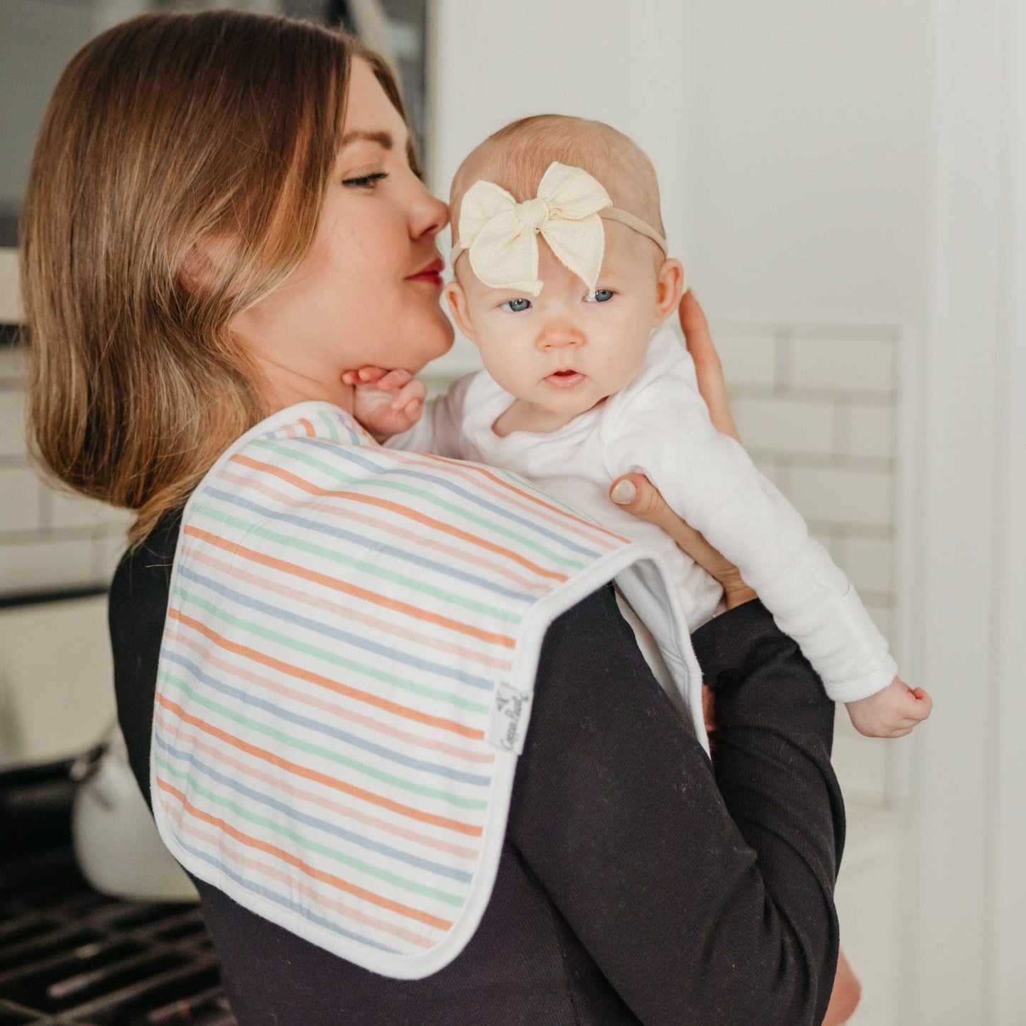 3 Pack Premium Burp Cloths - Cheery