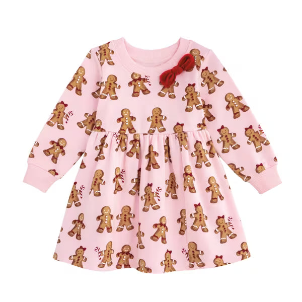 Gingerbread sweatshirt dress