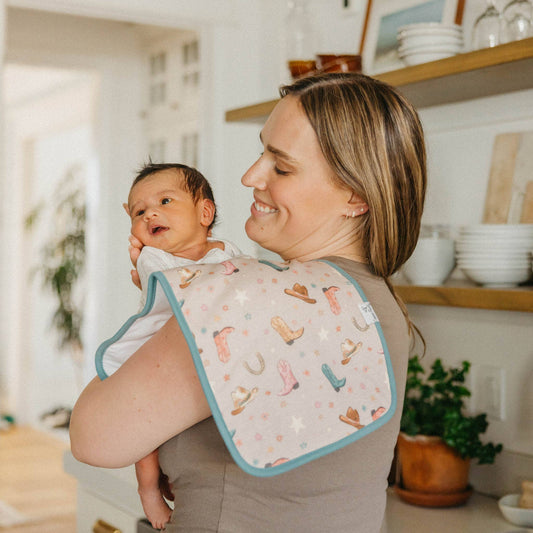 3 Pack Premium Burp Cloths - Cheyenne