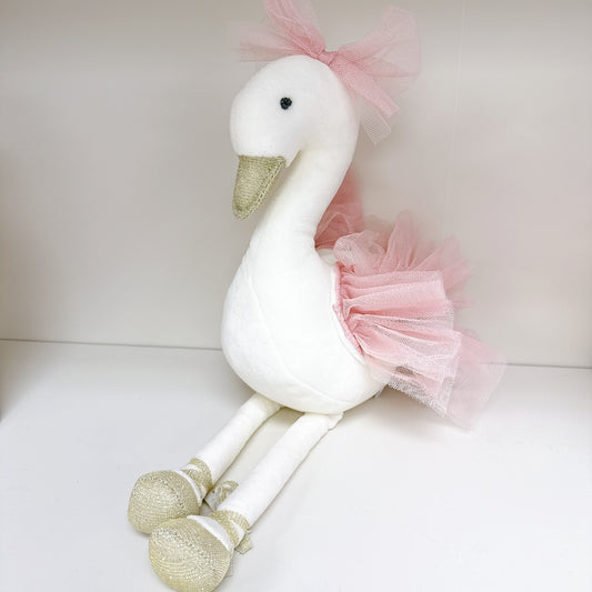 Swan Velvet Princess Plush