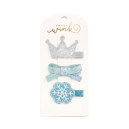 Snow Princess Clip Set - Stocking Stuffers For Kids