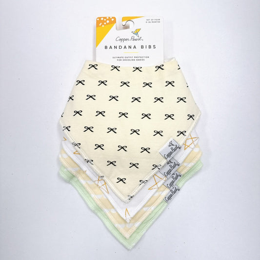 Paris Baby Bandana Bib Set (4-pack)