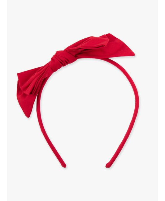 Red Skinny Big Bow Headband