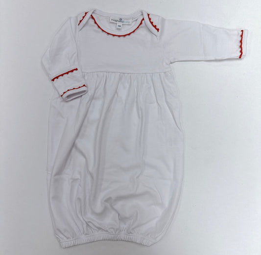 Holiday Baby Joy- Gathered Gown