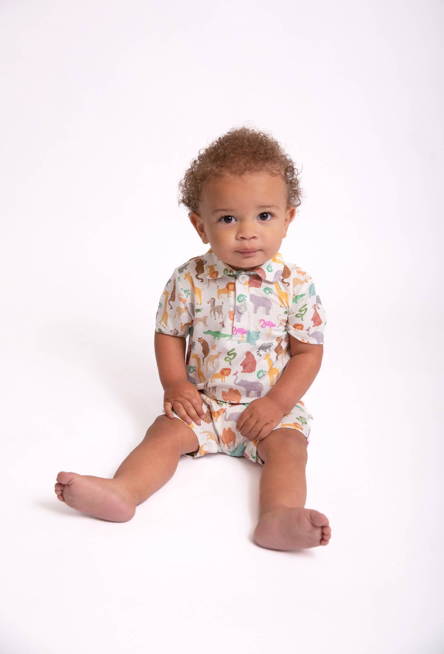 Zoo Crew - SS Polo Romper