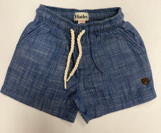 Toddler Pull On Shorts - Blue Indigo