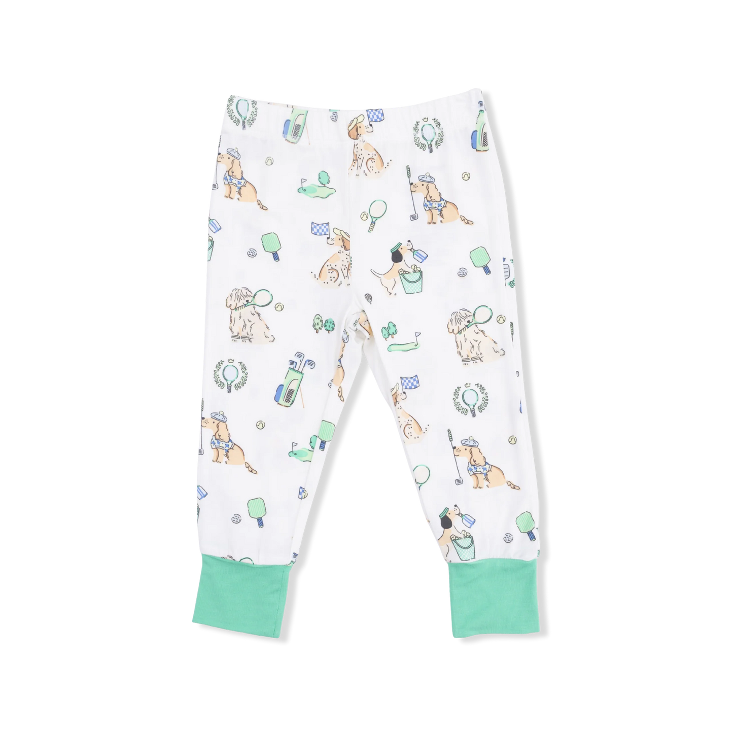 Country Club Dogs S/S Loungewear Set - Neutral
