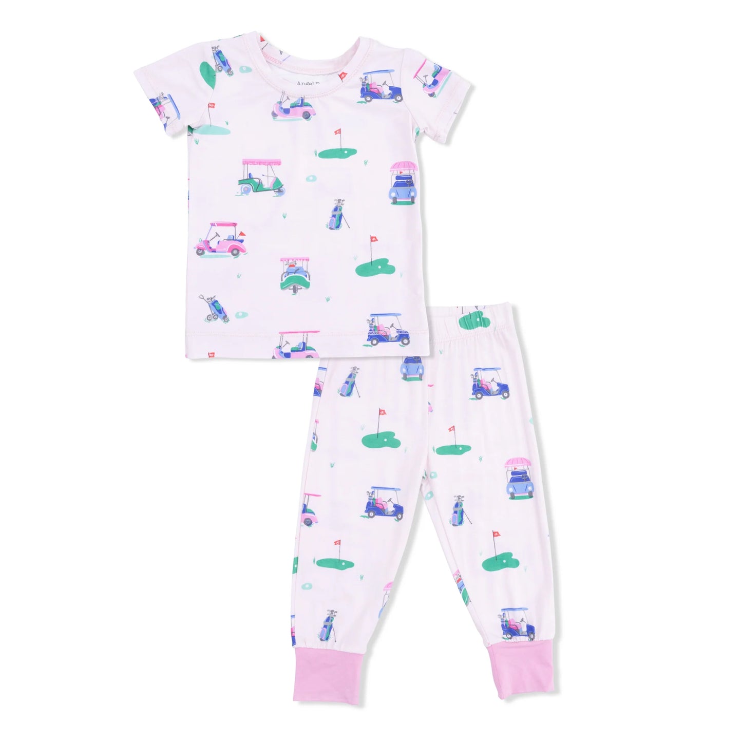 Golf Cart Pink-S/S Loungewear Set