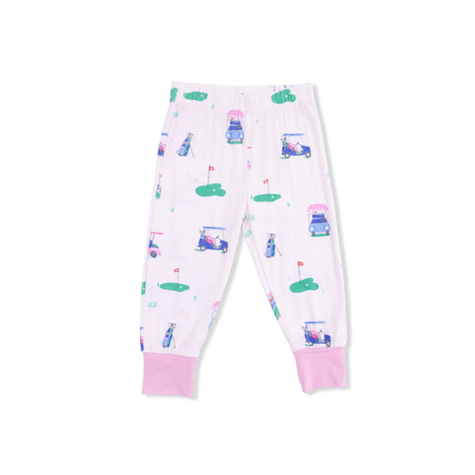 Golf Cart Pink-S/S Loungewear Set