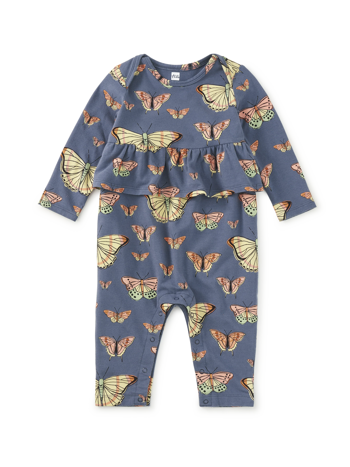 Pretty Peplum Baby Romper