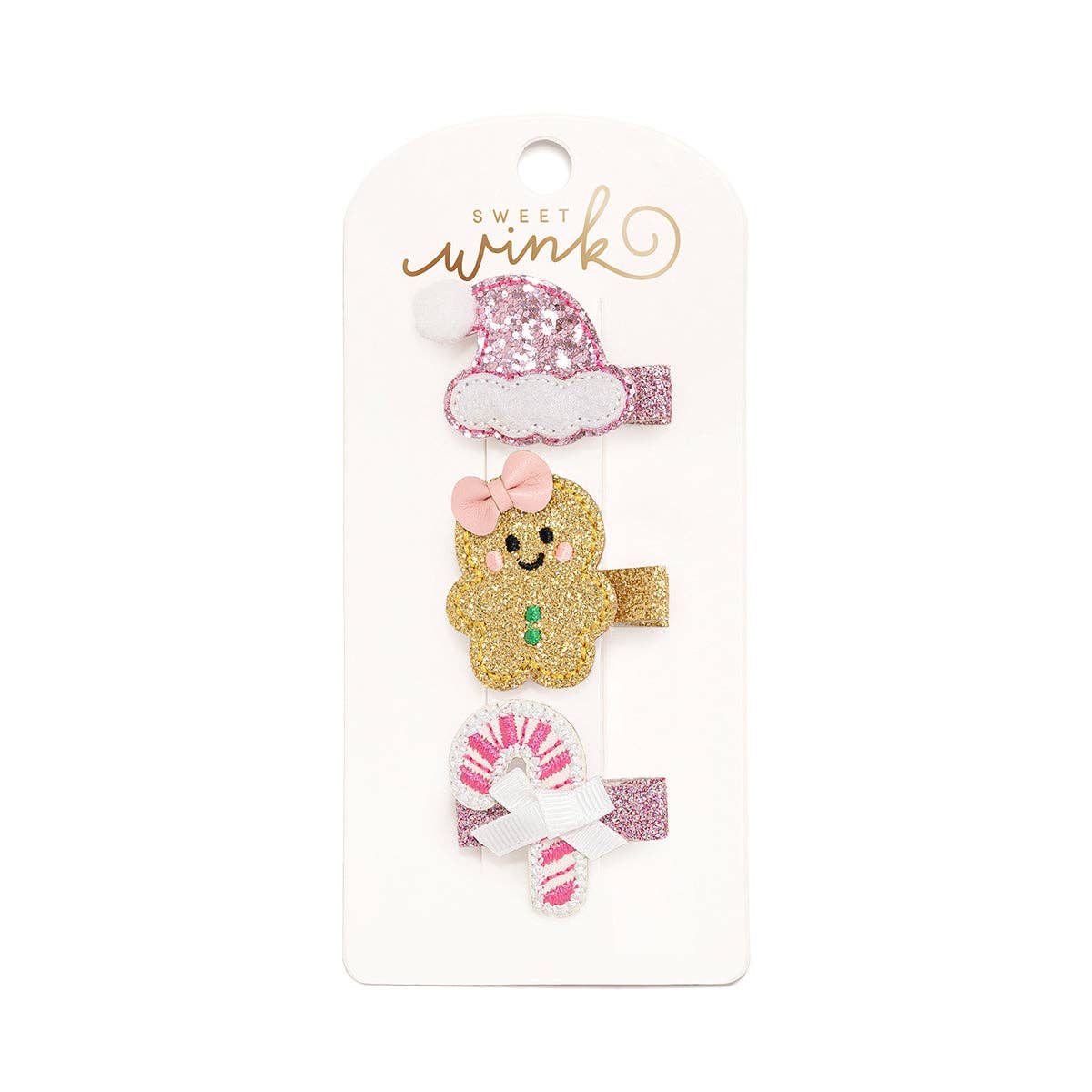 Gingerbread Christmas Clip Set - Stocking Stuffer For Kids