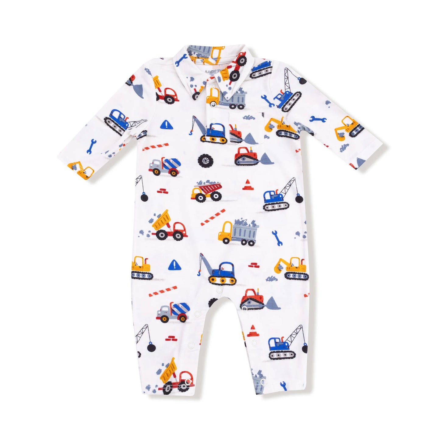 Crayon Construction Polo Romper