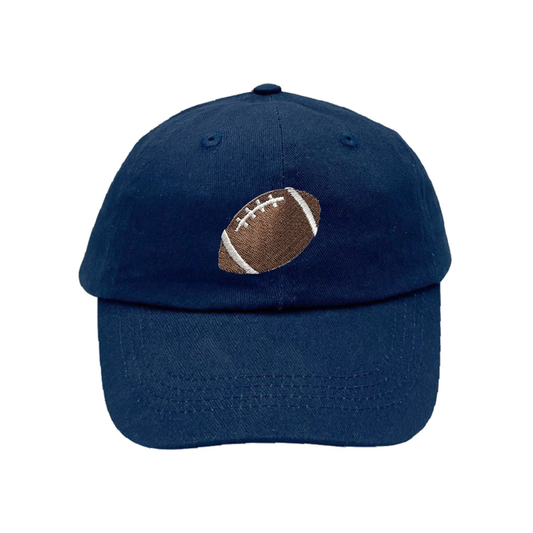 Navy Football Baseball Hat (Baby, Youth)