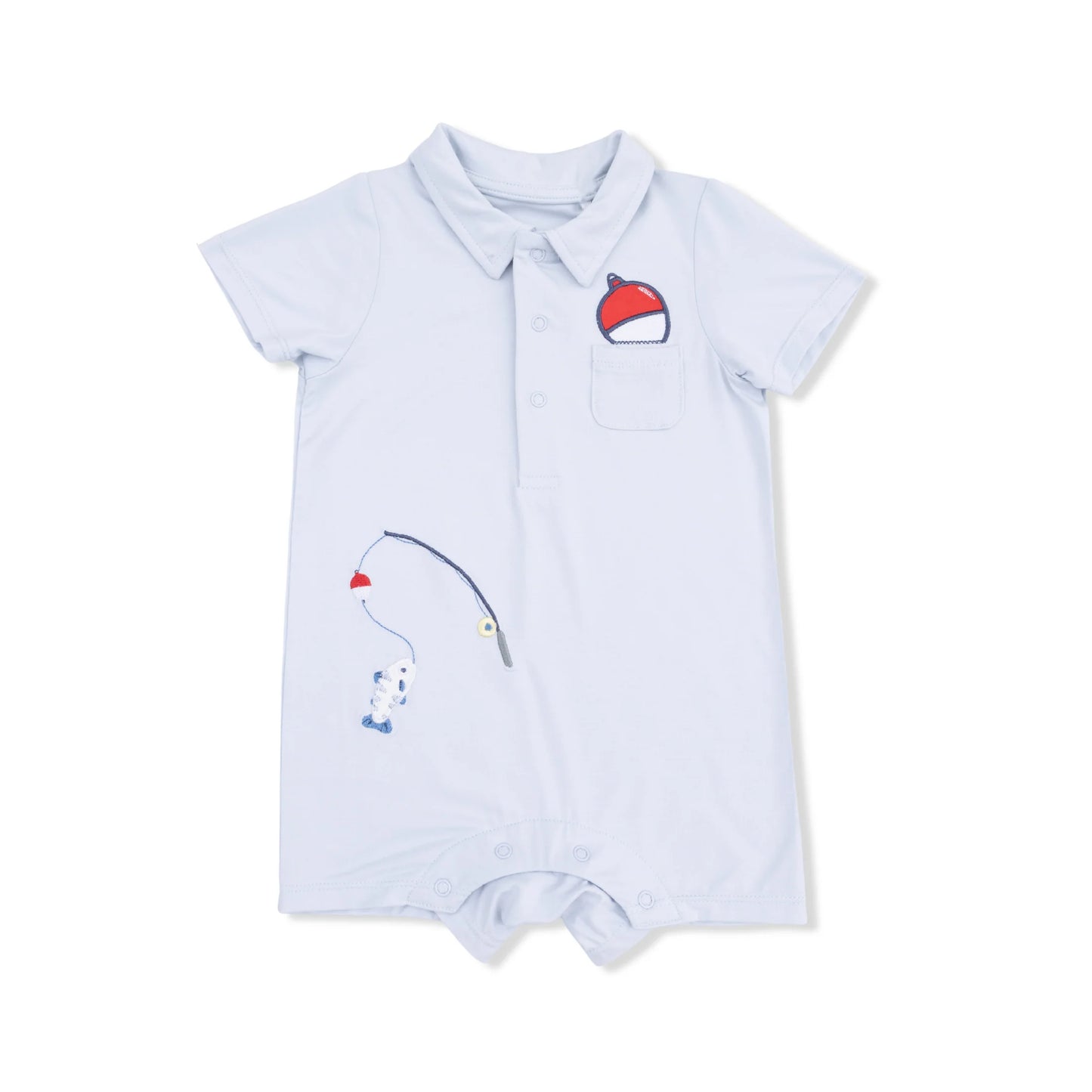 Gone Fishing- polo shortie