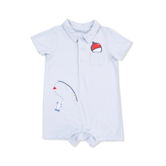 Gone Fishing- polo shortie