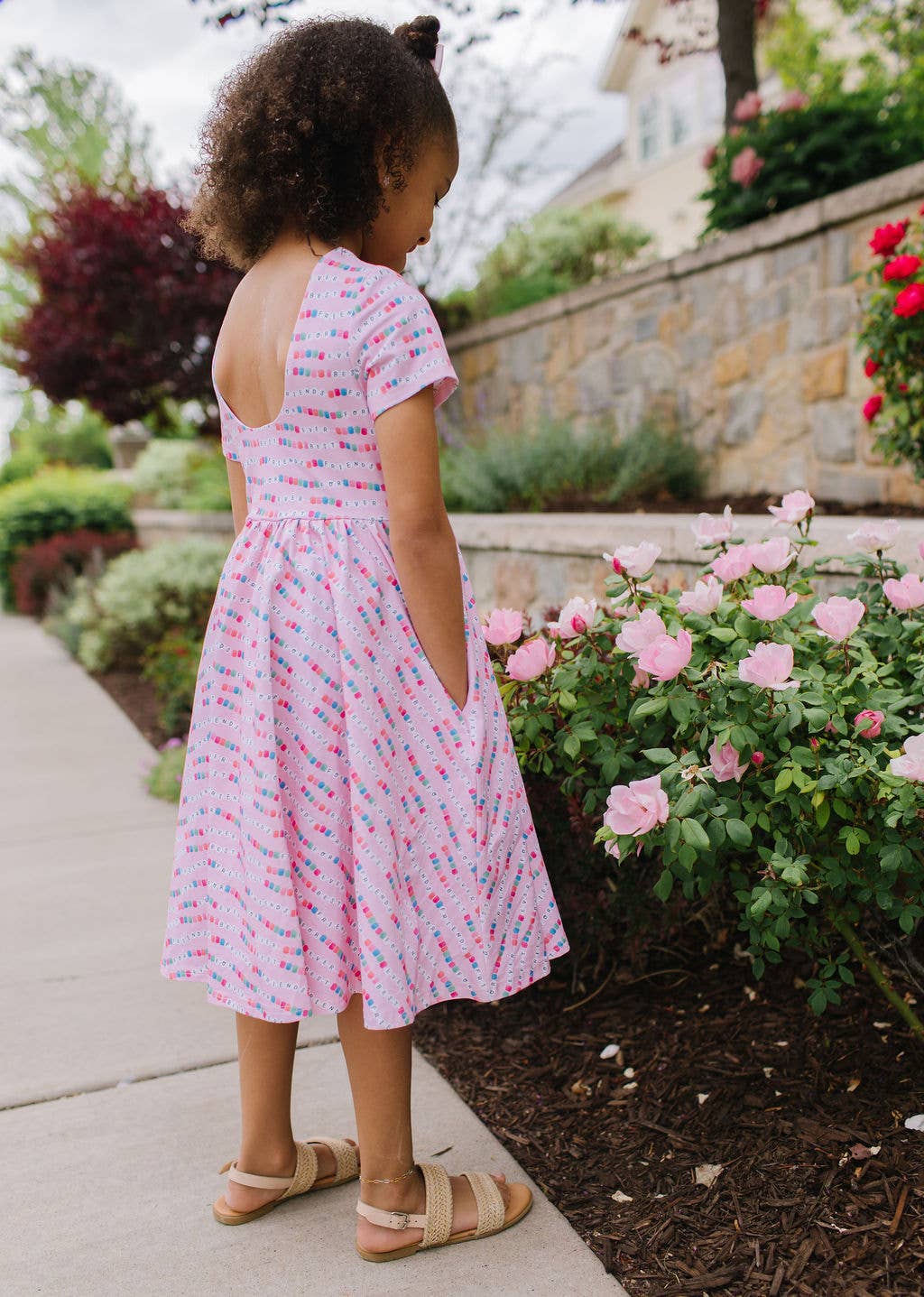 Classic Twirl Dress in Besties
