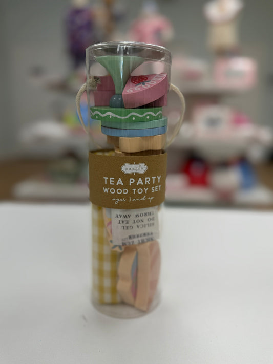 Tea Party Wood Toy Set