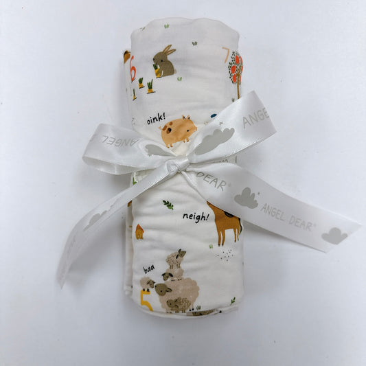 Farm Sounds Swaddle Blanket