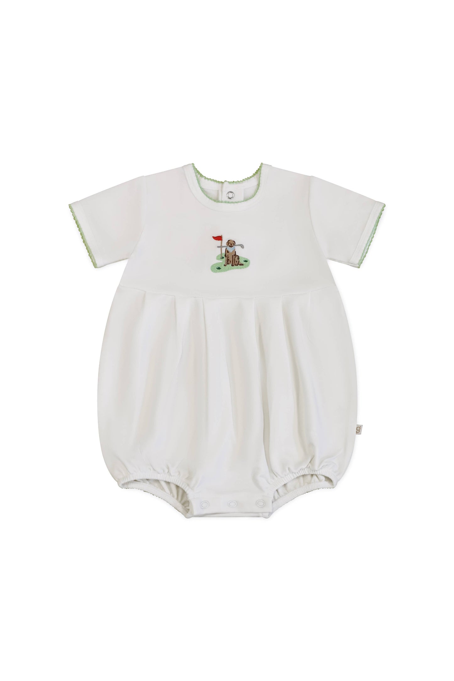 Pip Embroidered Bubble -Barks & Birdies