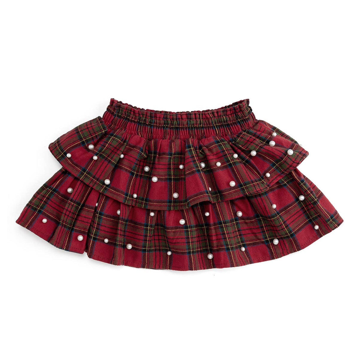 Christmas Tartan Pearl Skirt - Kids Clothing - Holiday
