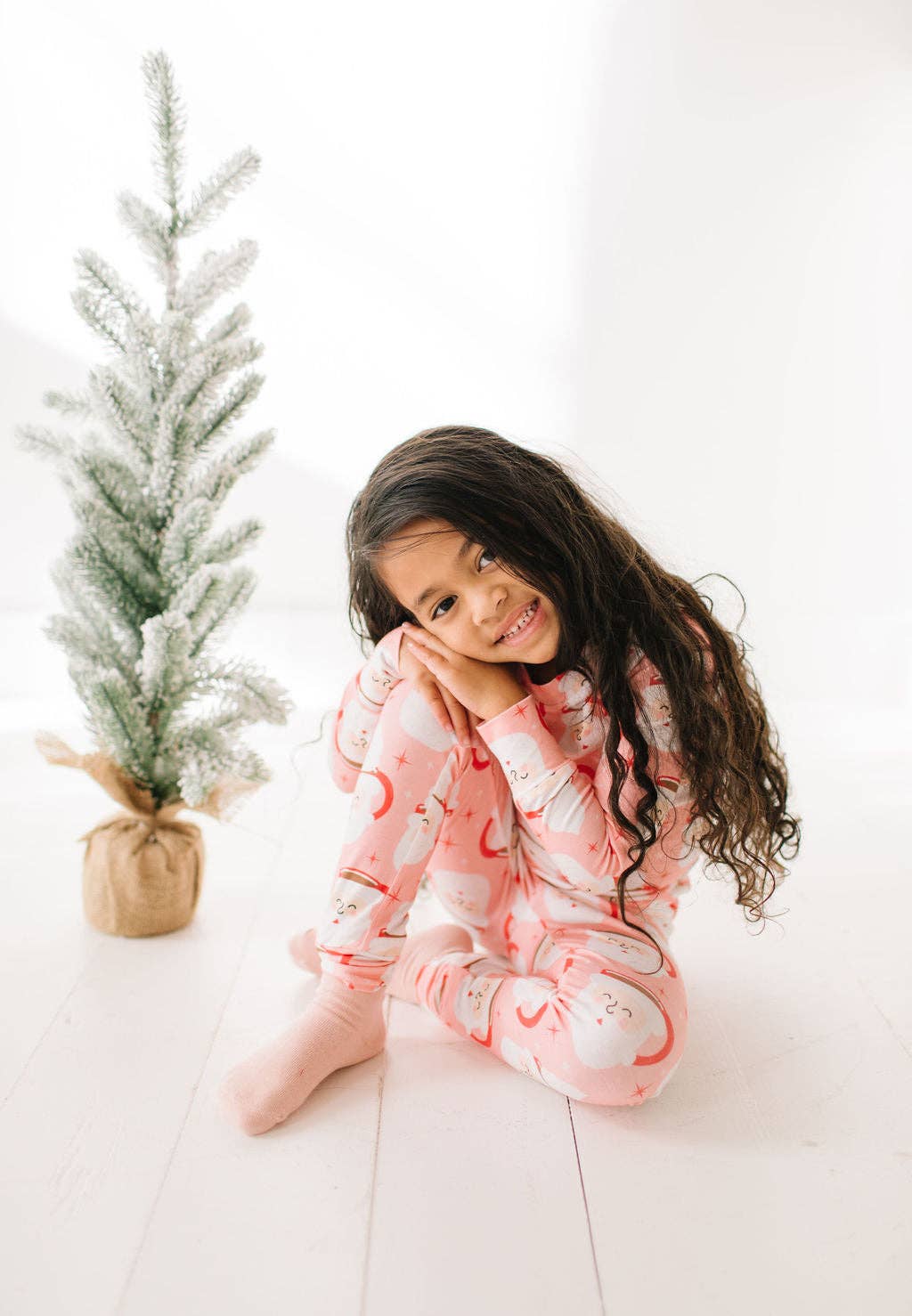 2 piece Bamboo Pajama in Santa Cocoa