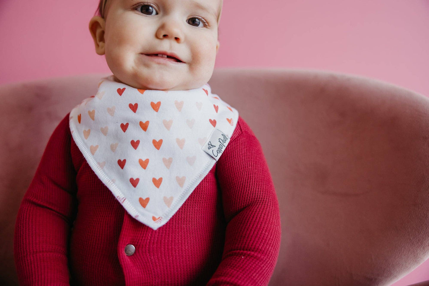 Baby Bandana Bibs - Crush