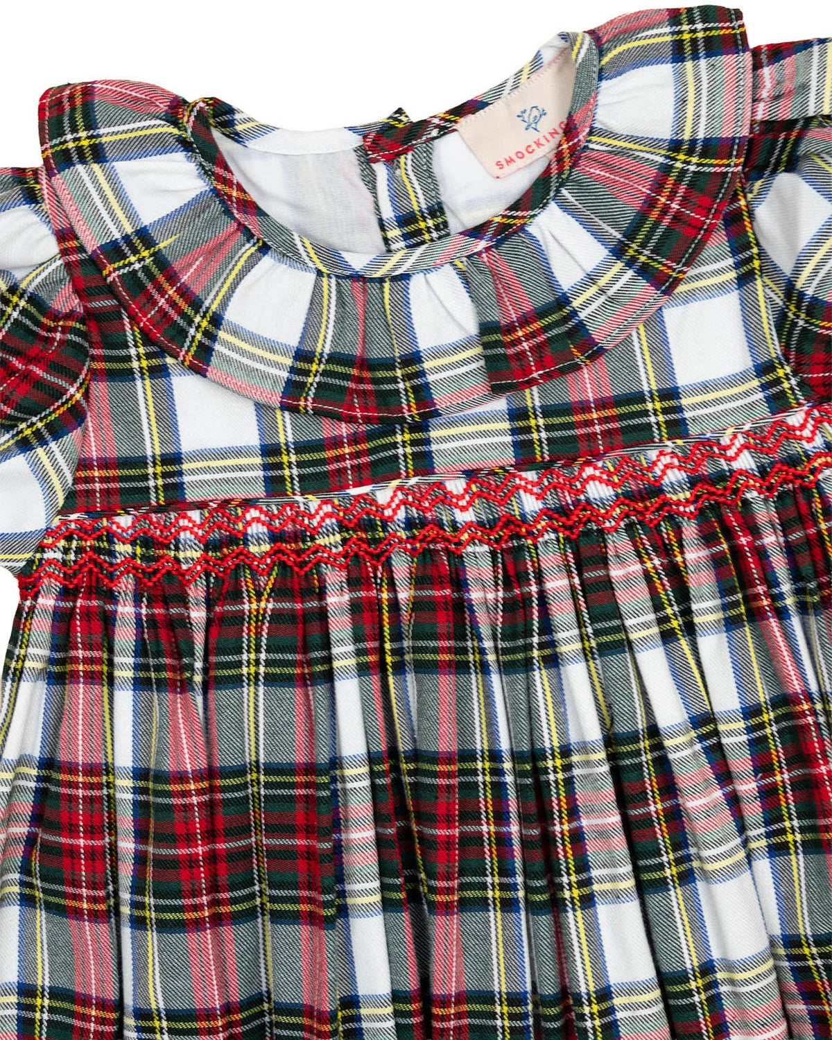 Highland Holiday Plaid Smocked Dress