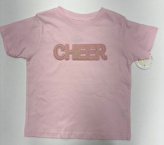 Cheer Pearl Patch Short Sleeve T-Shirt - Ballet
