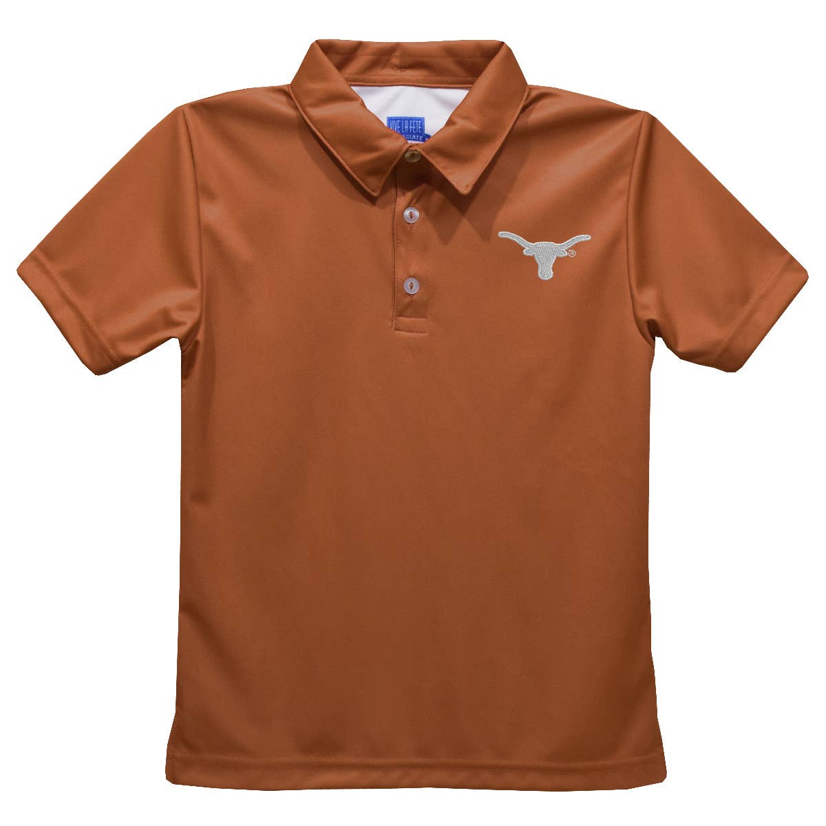 Texas Longhorns Embroidered Orange Short Sleeve Polo Shirt