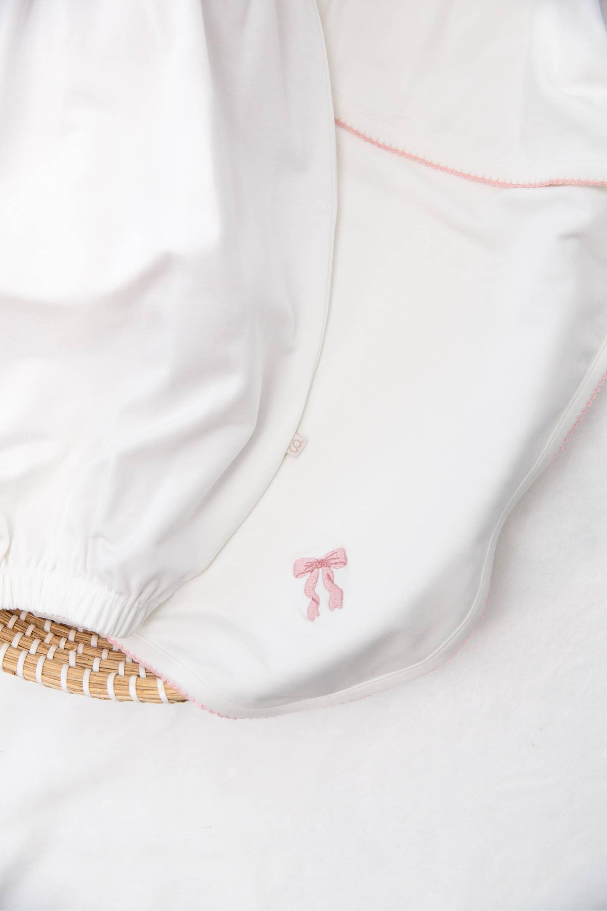 Bow - Pip Embroidered Blanket