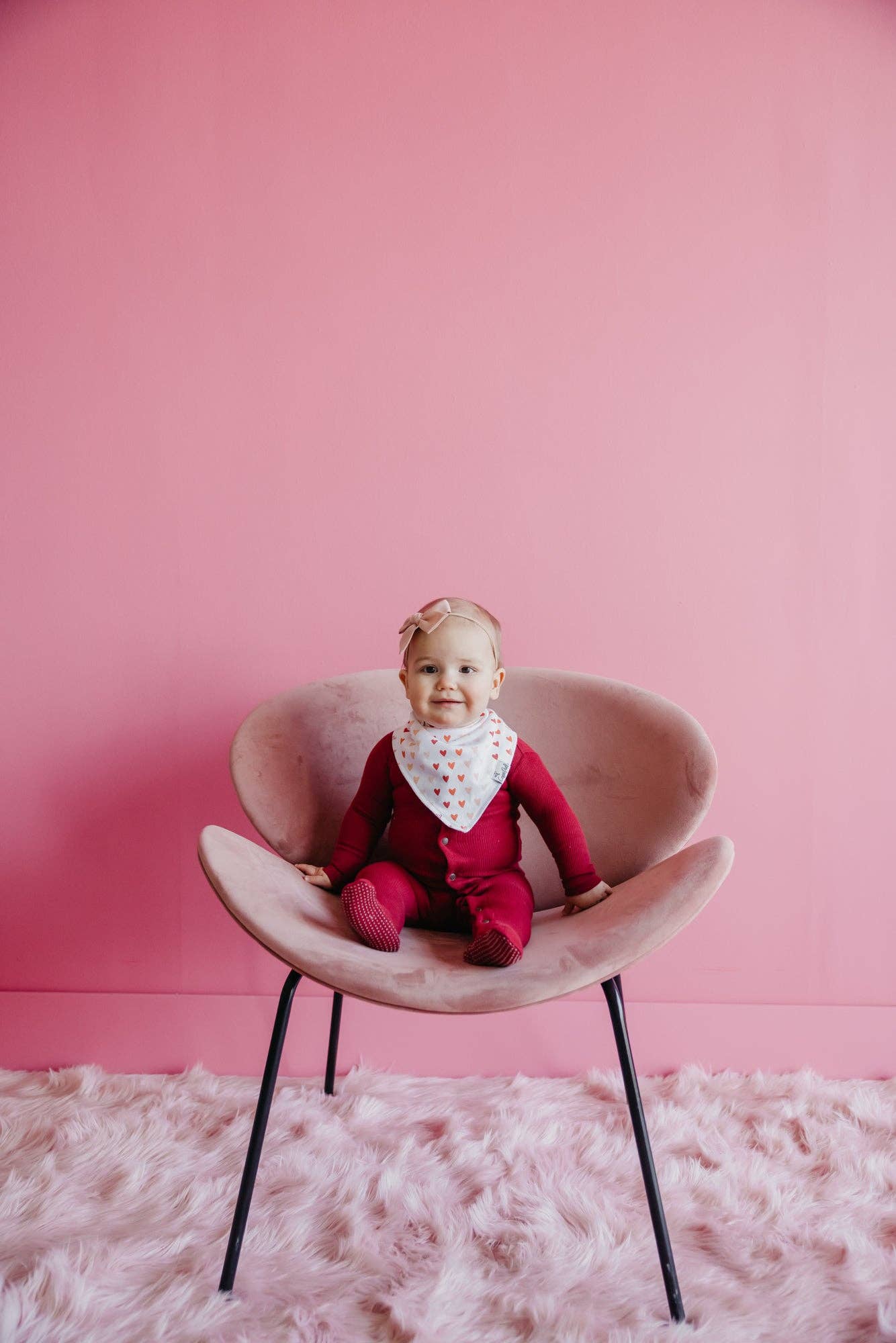 Baby Bandana Bibs - Crush