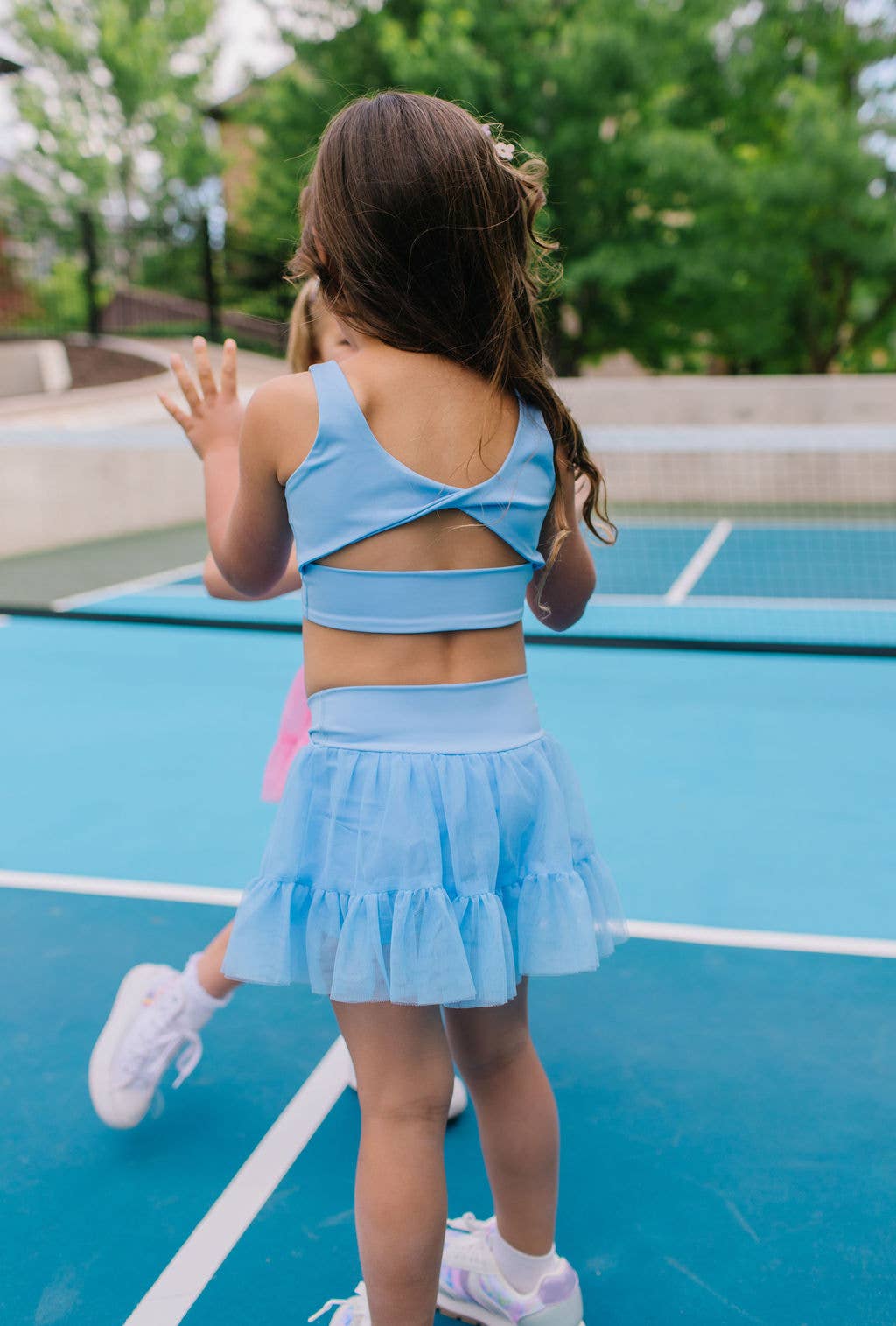 Ashlyn Athletic Top in Sky Blue