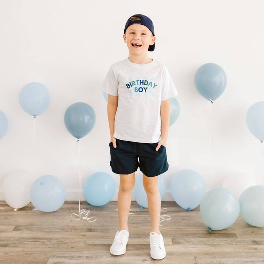 Birthday Boy Checker Short Sleeve T-Shirt - Boys Clothing