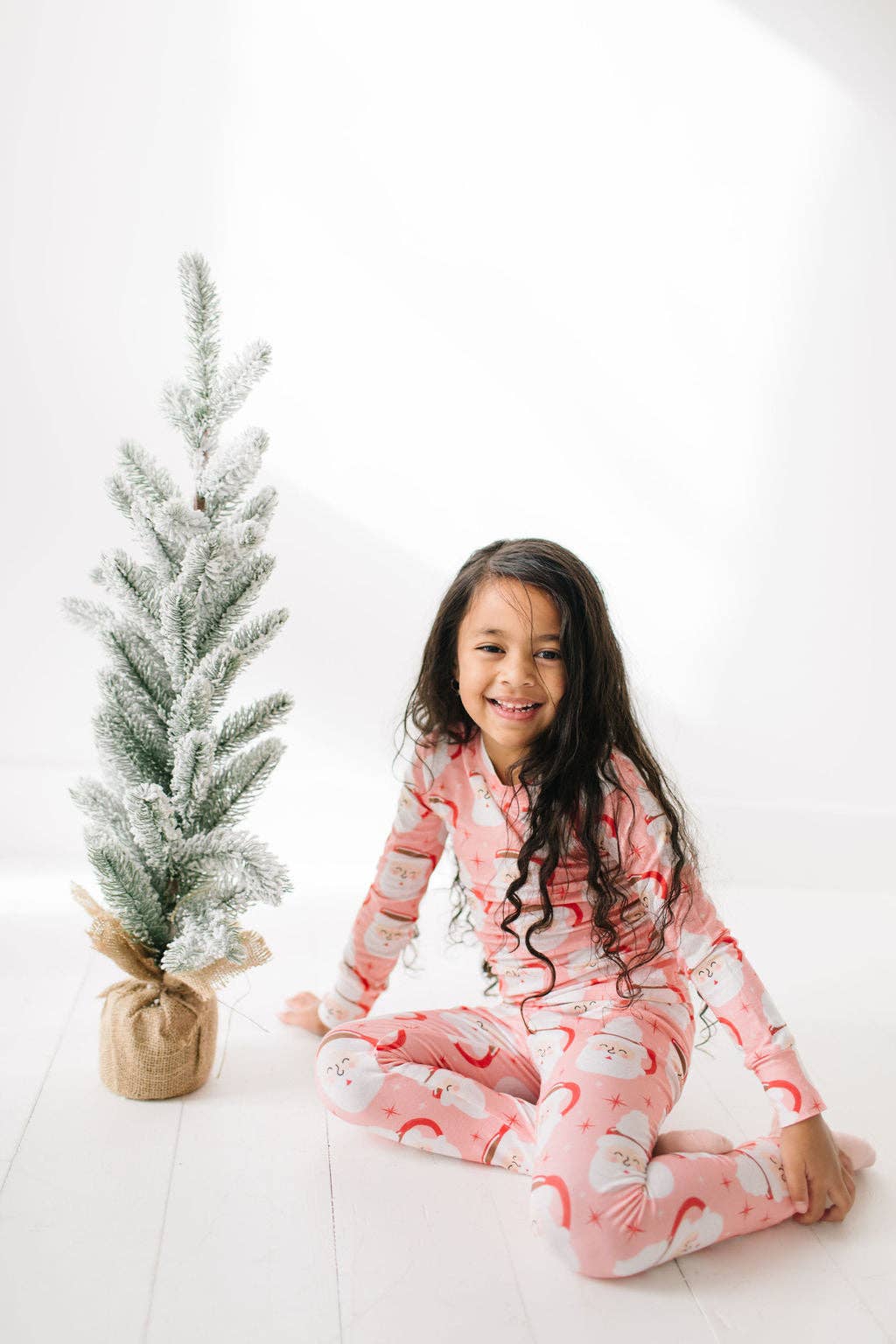 2 piece Bamboo Pajama in Santa Cocoa