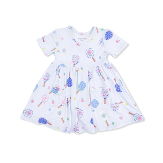 Floral Pickleball- Twirly Dress w/ short