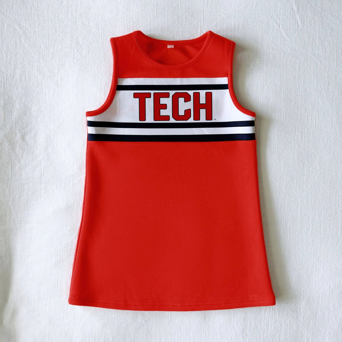 The Texas Tech | Bright Red Classic Cheer Dress