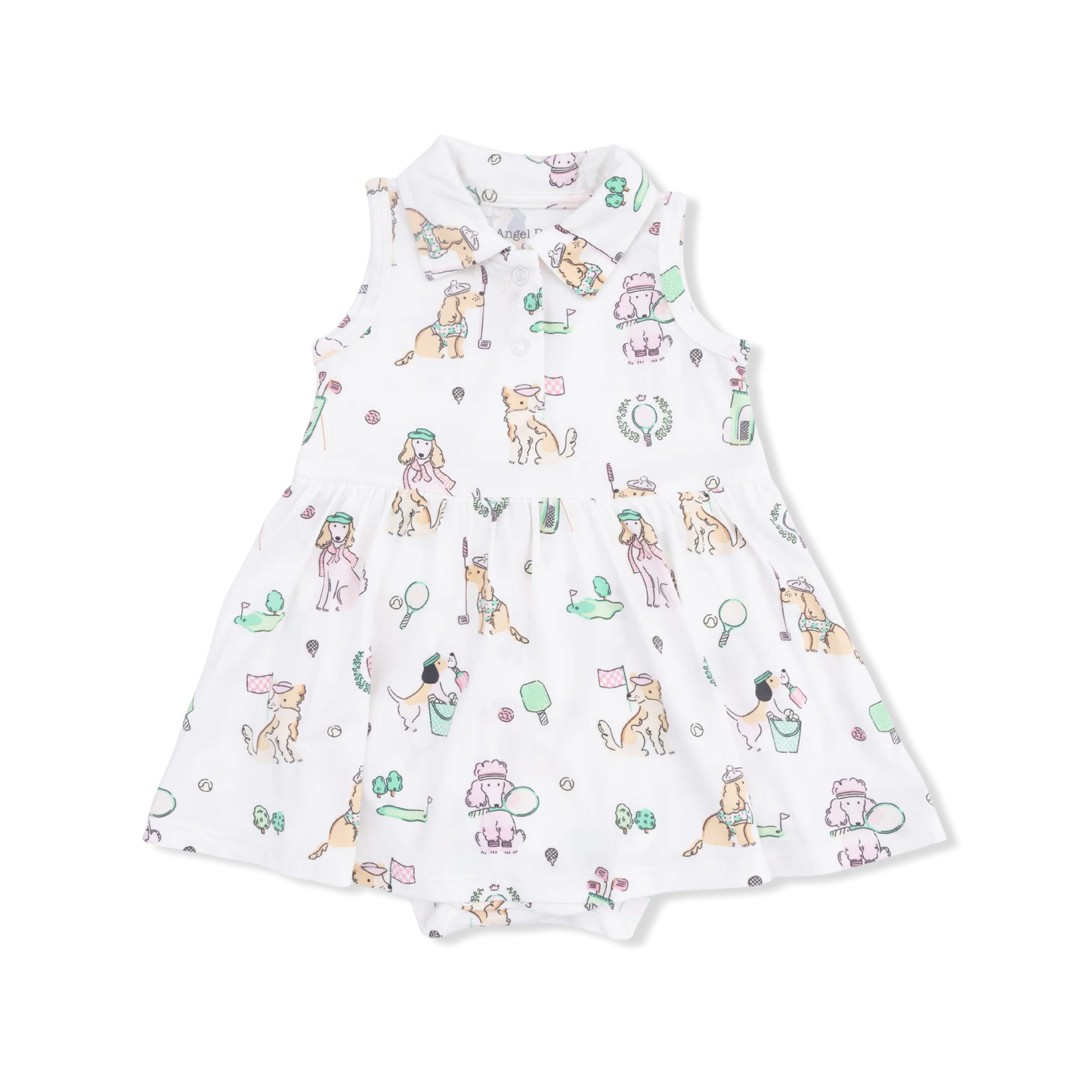 Polo Tennis Dress- Country Club dogs