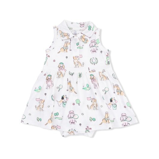 Polo Tennis Dress- Country Club dogs
