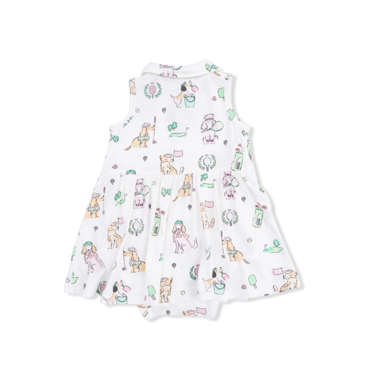 Polo Tennis Dress- Country Club dogs