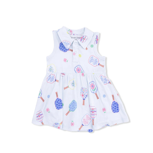 Floral Pickleball- Polo tennis dress