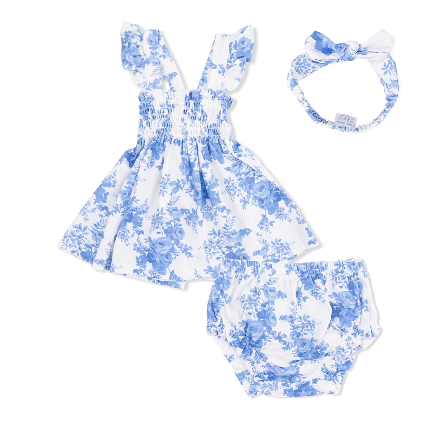 Dream Cottage Floral Smocked Top with Bloomer