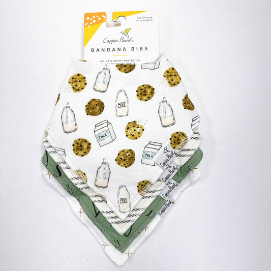 Chip Baby Bandana Bib Set (4-pack)