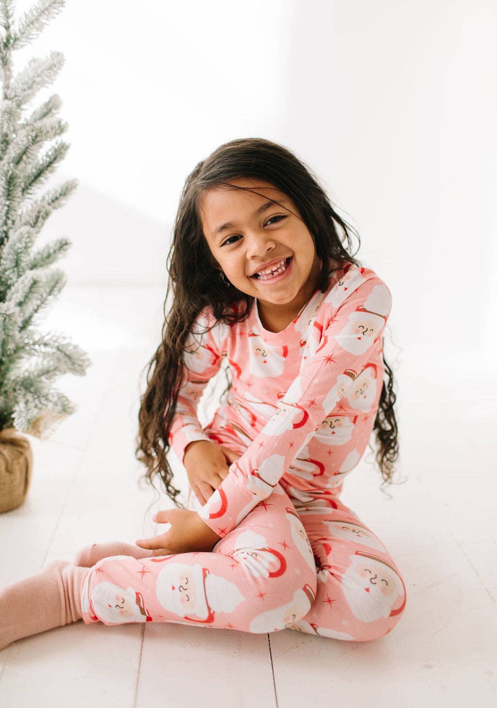 2 piece Bamboo Pajama in Santa Cocoa