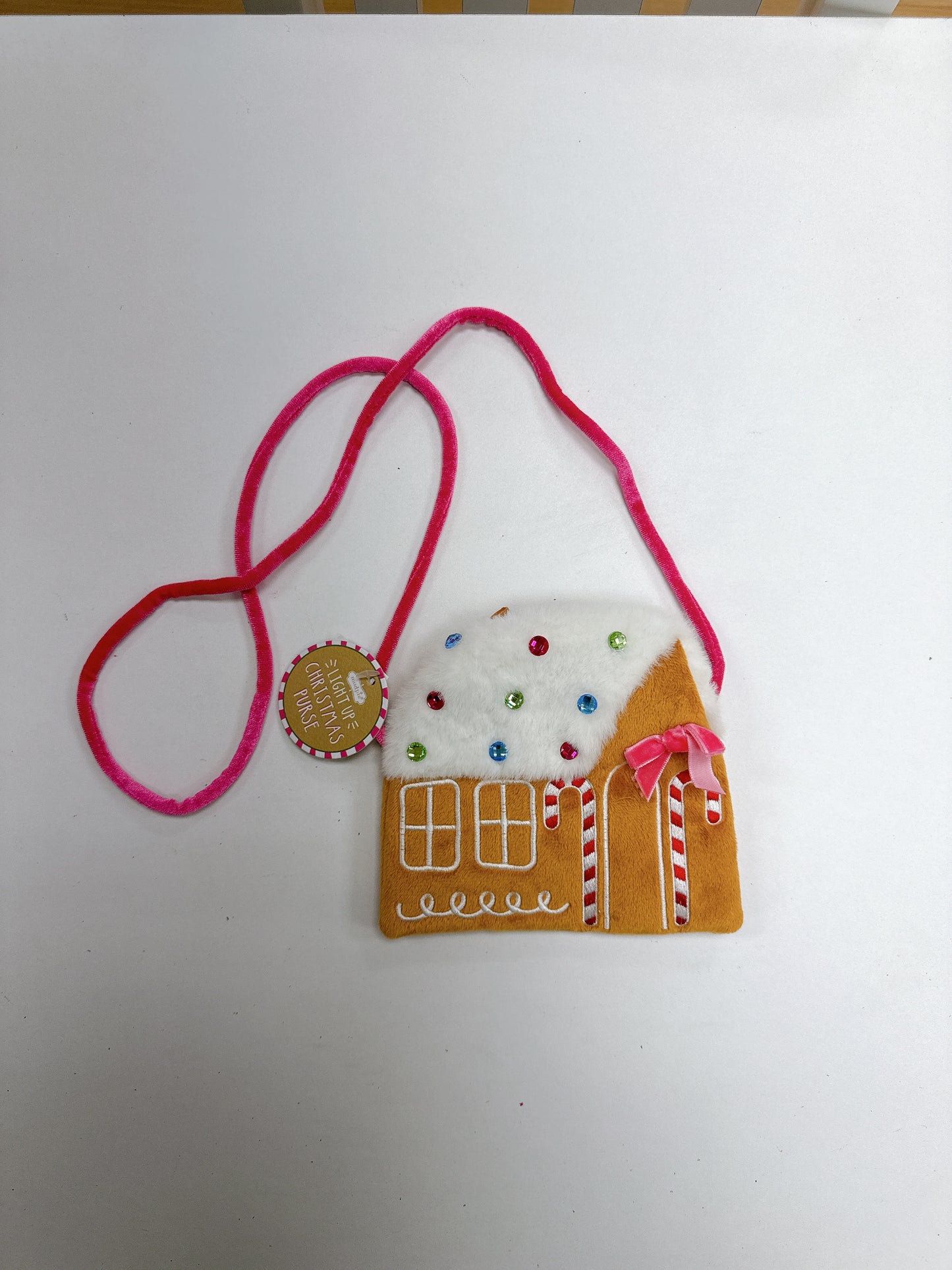 Gingerbread House Light up Purse