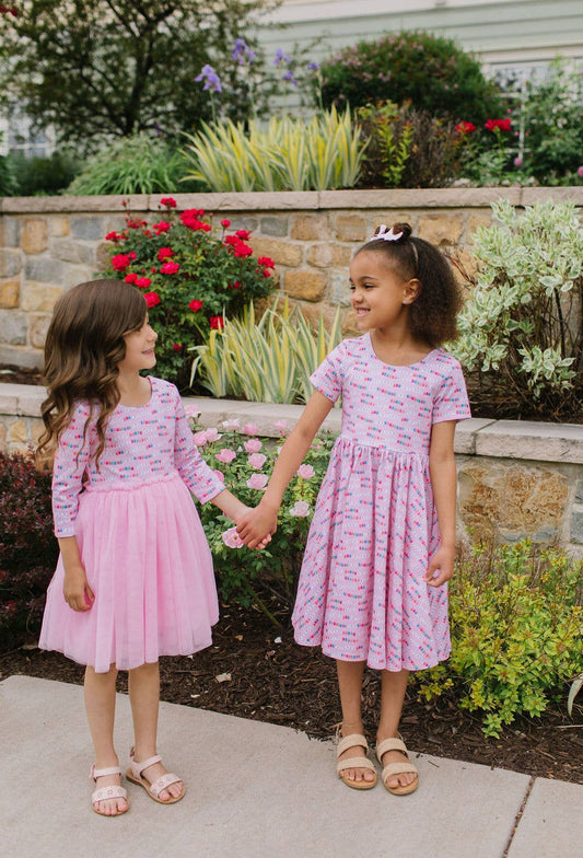 Classic Twirl Dress in Besties