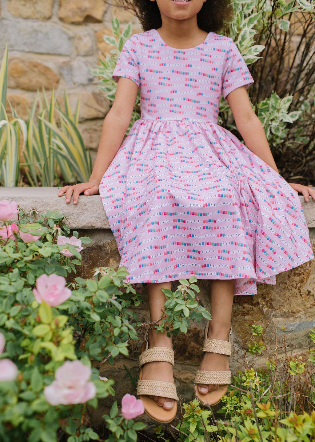 Classic Twirl Dress in Besties